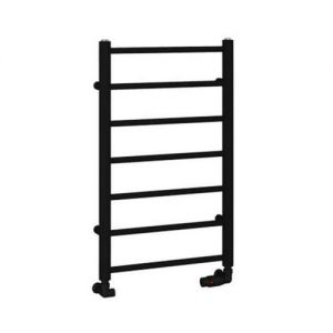 Eastbrook Tuscan Round 800 x 500 Matt Black Towel Rail