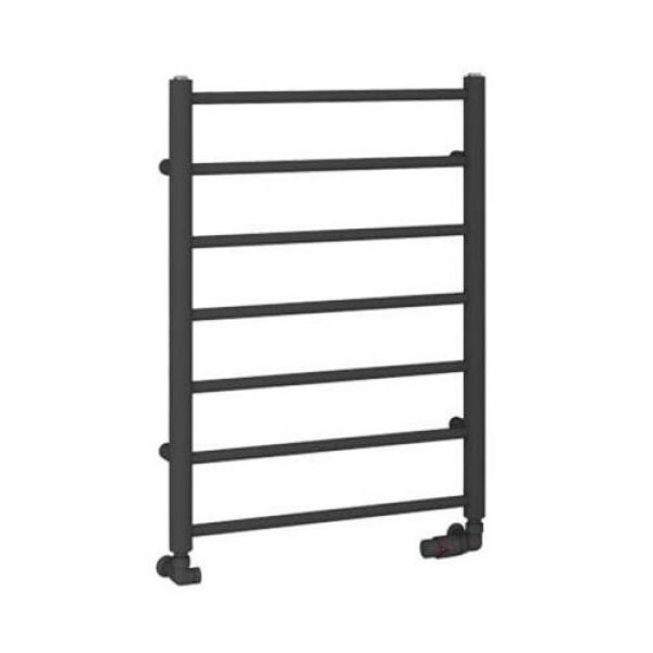 Eastbrook Tuscan Round 800 x 600 Matt Anthracite Towel Rail
