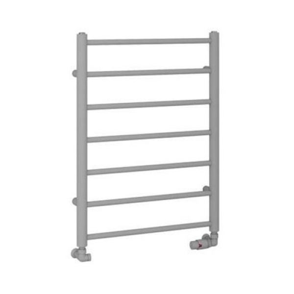 Eastbrook Tuscan Round 800 x 600 Matt Grey Towel Rail