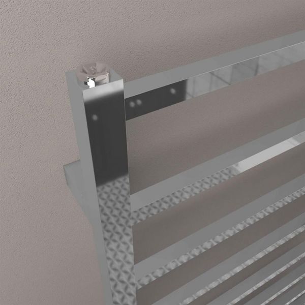 Eastbrook Tuscan Square 1200 x 500 Chrome Towel Rail #3