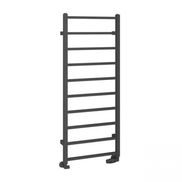 Eastbrook Tuscan Square 1200 x 500 Matt Anthracite Towel Rail