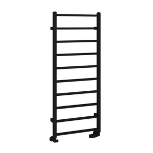 Eastbrook Tuscan Square 1200 x 500 Matt Black Towel Rail