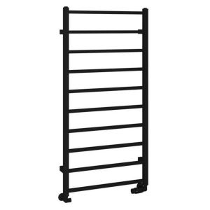 Eastbrook Tuscan Square 1200 x 600 Matt Black Towel Rail