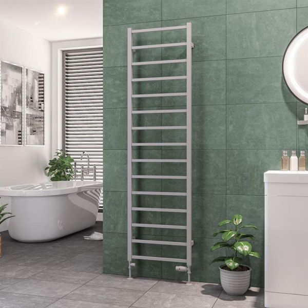 Eastbrook Tuscan Square 1800 x 500 Matt Grey Towel Rail #2