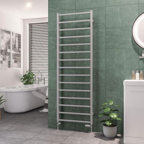 Eastbrook Tuscan Square 1800 x 600 Matt Grey Towel Rail #2