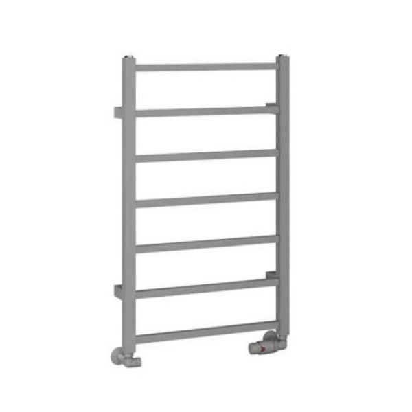 Eastbrook Tuscan Square 800 x 500 Matt Grey Towel Rail