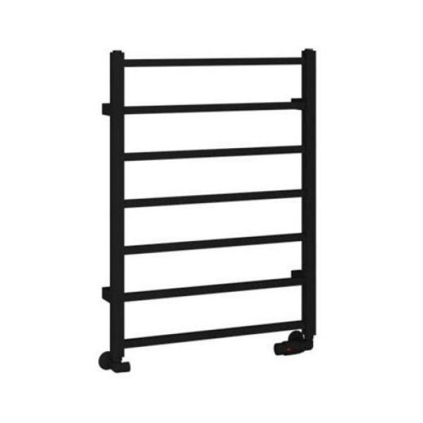 Eastbrook Tuscan Square 800 x 600 Matt Black Towel Rail
