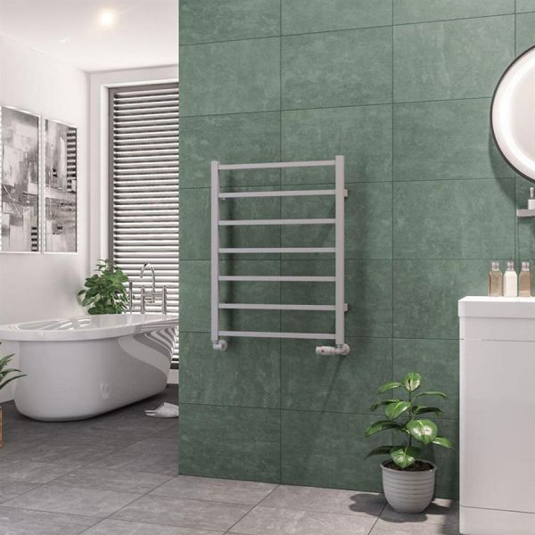 Eastbrook Tuscan Square 800 x 600 Matt Grey Towel Rail #2