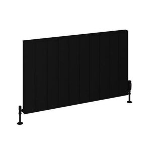 Eastbrook Vesima 600 x 1003 Matt Black Aluminium Designer Radiator