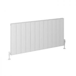 Eastbrook Vesima 600 x 1203 Matt White Aluminium Designer Radiator