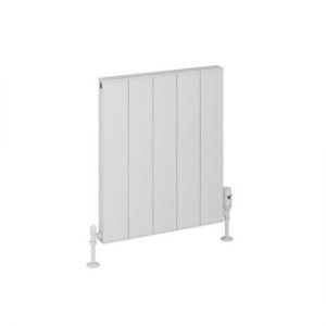 Eastbrook Vesima 600 x 503 Matt White Aluminium Designer Radiator