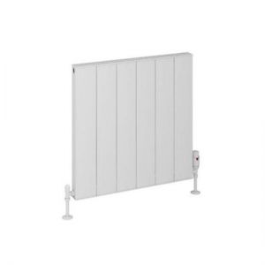 Eastbrook Vesima 600 x 603 Matt White Aluminium Designer Radiator