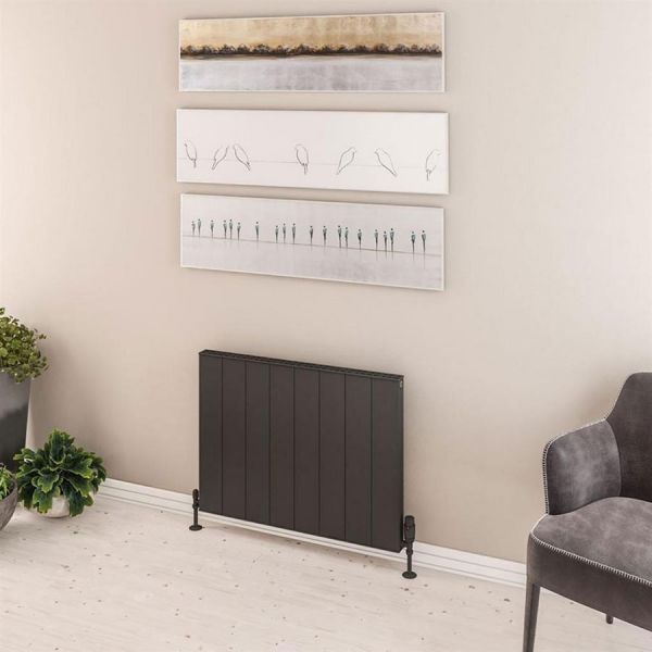 Eastbrook Vesima 600 x 803 Matt Anthracite Aluminium Designer Radiator #2