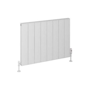 Eastbrook Vesima 600 x 803 Matt White Aluminium Designer Radiator