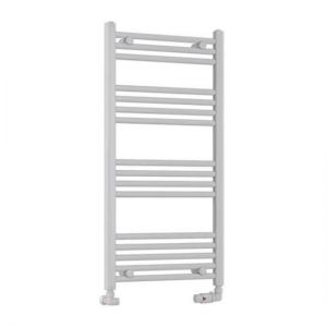 Eastbrook Wendover 1000 x 500 Straight White Gloss Towel Rail