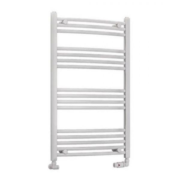 Eastbrook Wendover 1000 x 600 Curved White Towel Rail