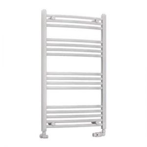 Eastbrook Wendover 1000 x 600 Curved White Towel Rail