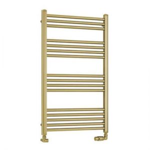 Eastbrook Wendover 1000 x 600 Straight Brushed Brass Towel Rail
