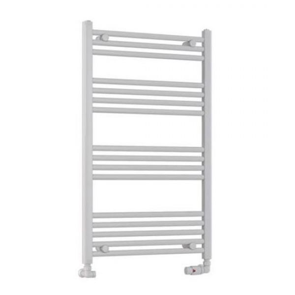 Eastbrook Wendover 1000 x 600 Straight White Gloss Towel Rail