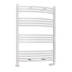 Eastbrook Wendover 1000 x 750 Curved White Towel Rail