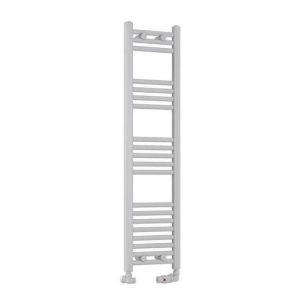 Eastbrook Wendover 1200 x 300 Straight White Gloss Towel Rail