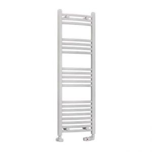 Eastbrook Wendover 1200 x 400 Curved White Towel Rail