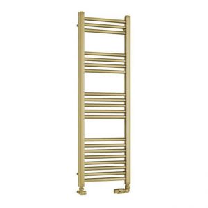 Eastbrook Wendover 1200 x 400 Straight Brushed Brass Towel Rail