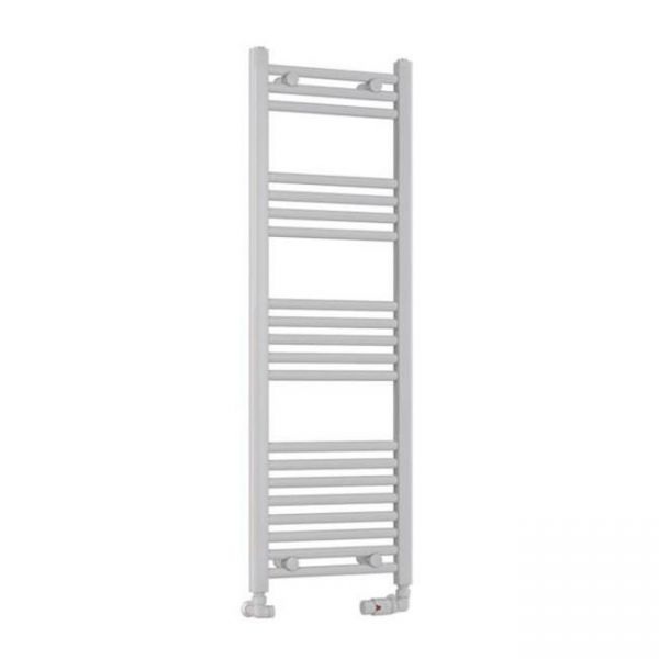 Eastbrook Wendover 1200 x 400 Straight White Gloss Towel Rail