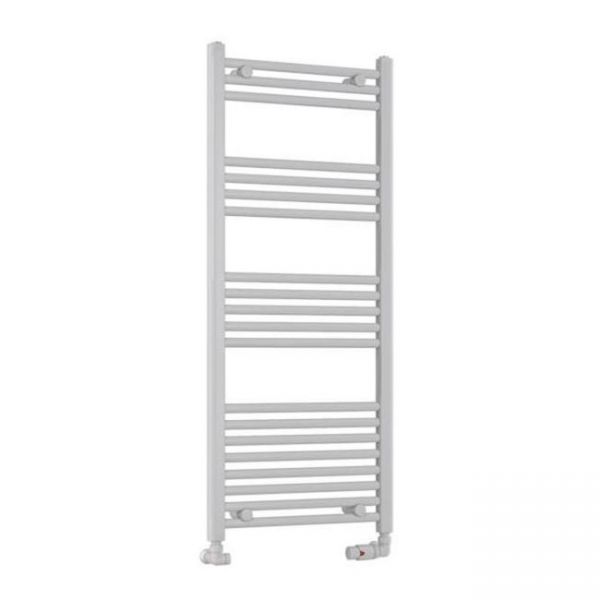 Eastbrook Wendover 1200 x 500 Straight White Gloss Towel Rail