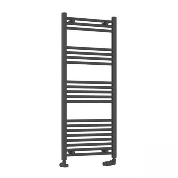 Eastbrook Wendover 1200 x 500 Straight Anthracite Towel Rail