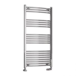 Eastbrook Wendover 1200 x 600 Curved Chrome Towel Rail