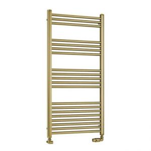 Eastbrook Wendover 1200 x 600 Straight Brushed Brass Towel Rail