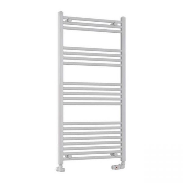 Eastbrook Wendover 1200 x 600 Straight White Gloss Towel Rail