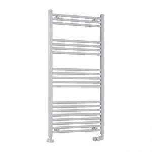 Eastbrook Wendover 1200 x 600 Straight White Gloss Towel Rail