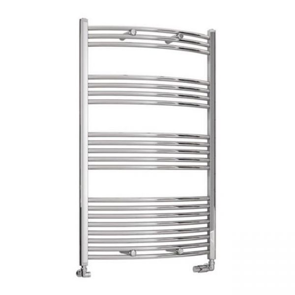 Eastbrook Wendover 1200 x 750 Curved Chrome Towel Rail
