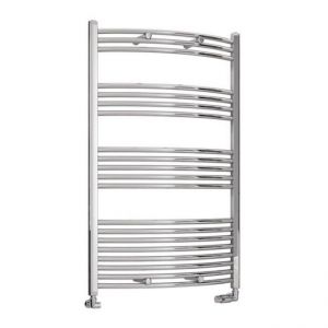 Eastbrook Wendover 1200 x 750 Curved Chrome Towel Rail