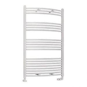 Eastbrook Wendover 1200 x 750 Curved White Towel Rail