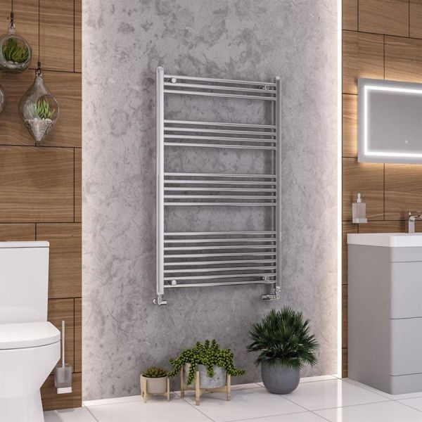 Eastbrook Wendover 1200 x 750 Straight Chrome Towel Rail #2