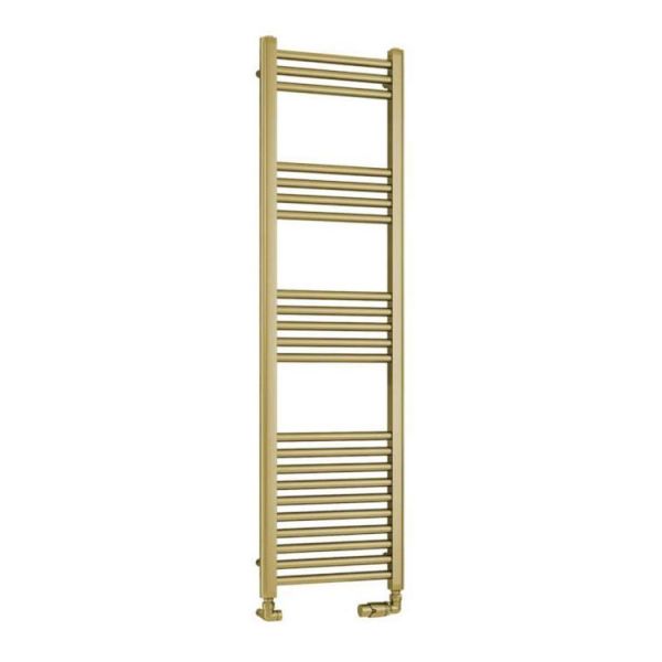 Eastbrook Wendover 1400 x 400 Straight Brushed Brass Towel Rail