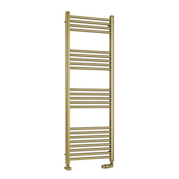 Eastbrook Wendover 1400 x 500 Straight Brushed Brass Towel Rail
