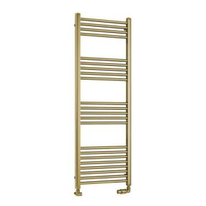 Eastbrook Wendover 1400 x 500 Straight Brushed Brass Towel Rail