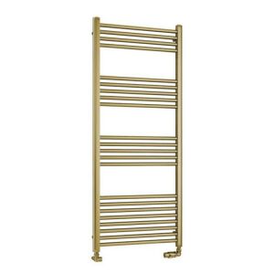 Eastbrook Wendover 1400 x 600 Straight Brushed Brass Towel Rail