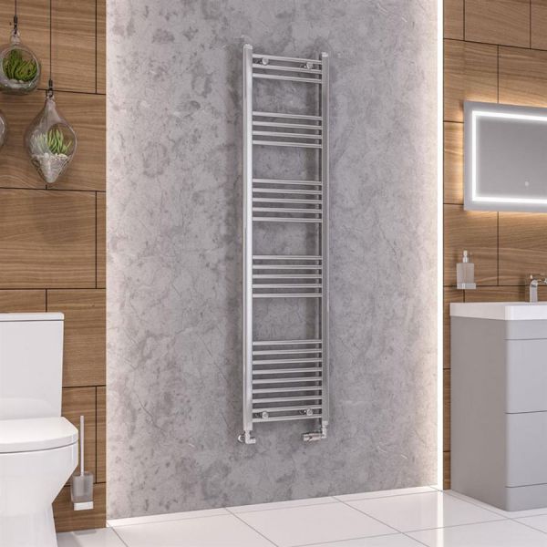 Eastbrook Wendover 1600 x 400 Straight Chrome Towel Rail #2