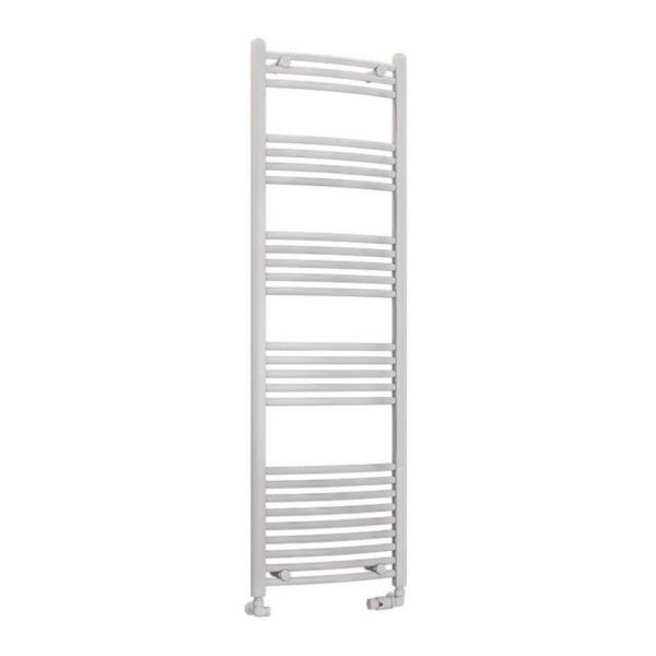 Eastbrook Wendover 1600 x 500 Curved White Towel Rail