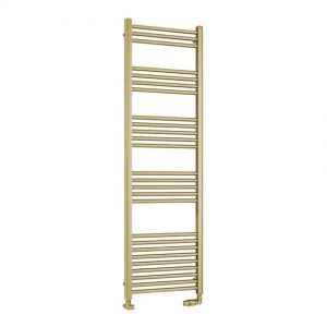 Eastbrook Wendover 1600 x 500 Straight Brushed Brass Towel Rail