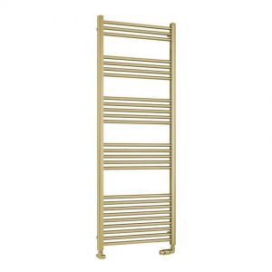 Eastbrook Wendover 1600 x 600 Straight Brushed Brass Towel Rail