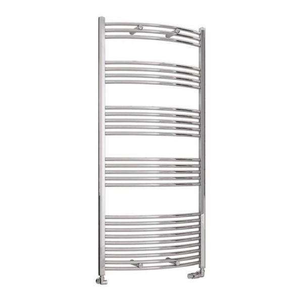 Eastbrook Wendover 1600 x 750 Curved Chrome Towel Rail