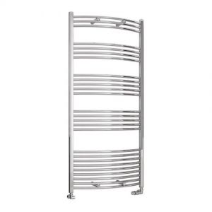 Eastbrook Wendover 1600 x 750 Curved Chrome Towel Rail