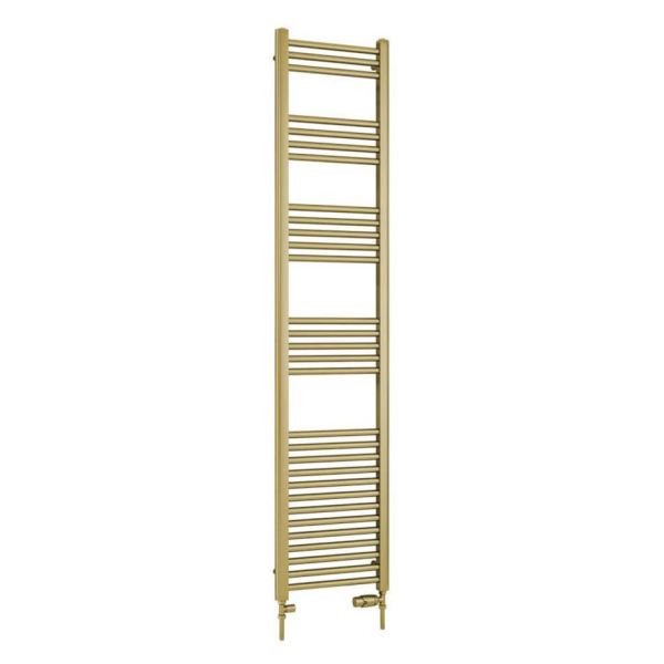 Eastbrook Wendover 1800 x 400 Straight Brushed Brass Towel Rail