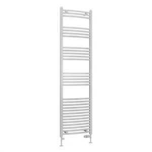 Eastbrook Wendover 1800 x 500 Curved White Towel Rail